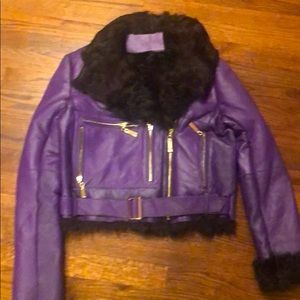 M real sheepskin bikers jacket new